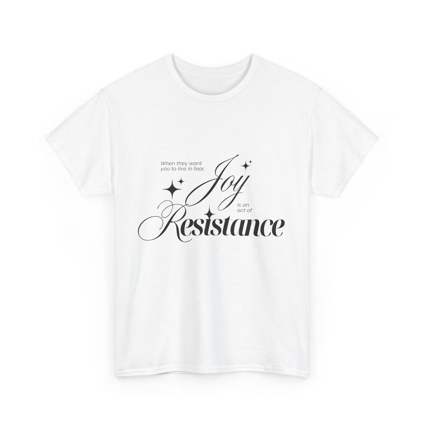 Joy is an Act of Resistence Cotton Tee