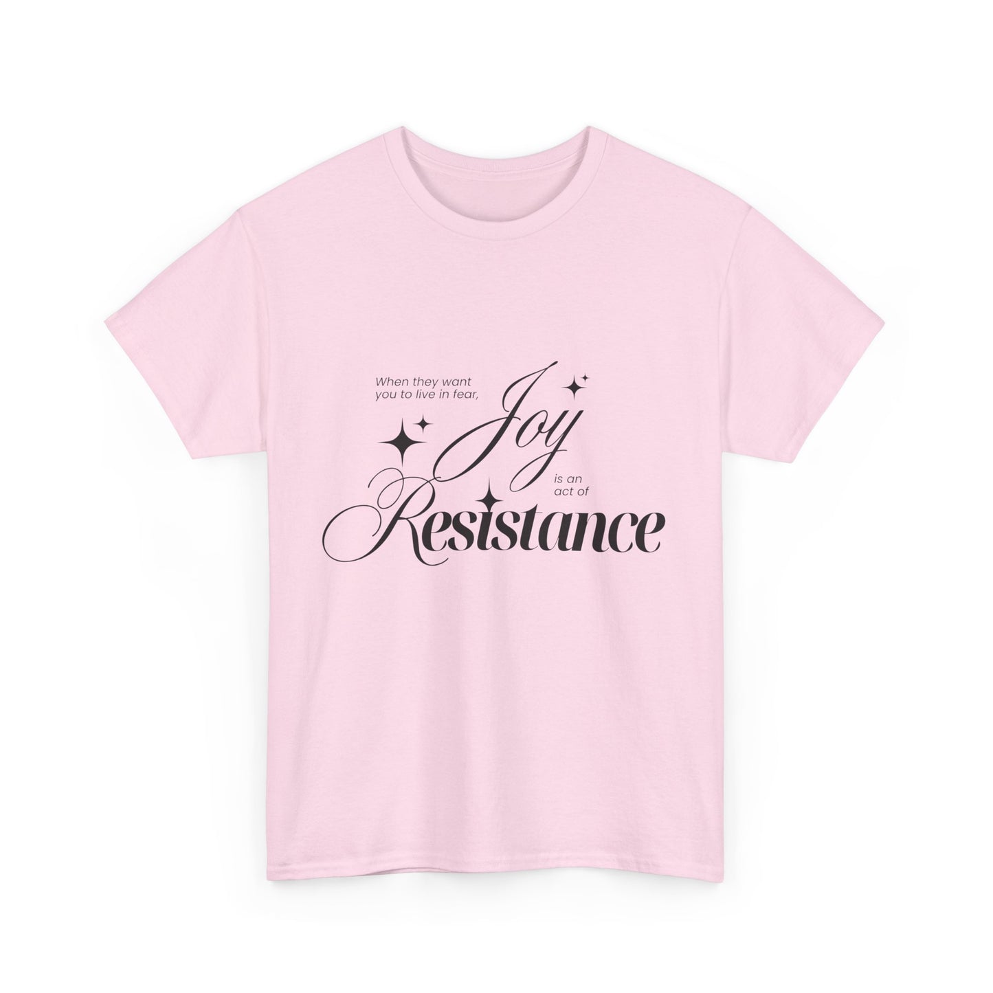 Joy is an Act of Resistence Cotton Tee