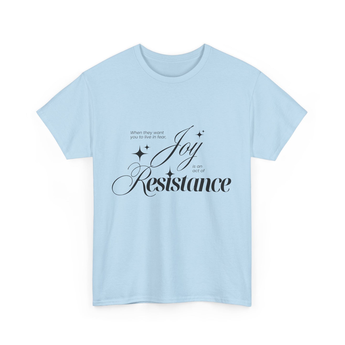 Joy is an Act of Resistence Cotton Tee