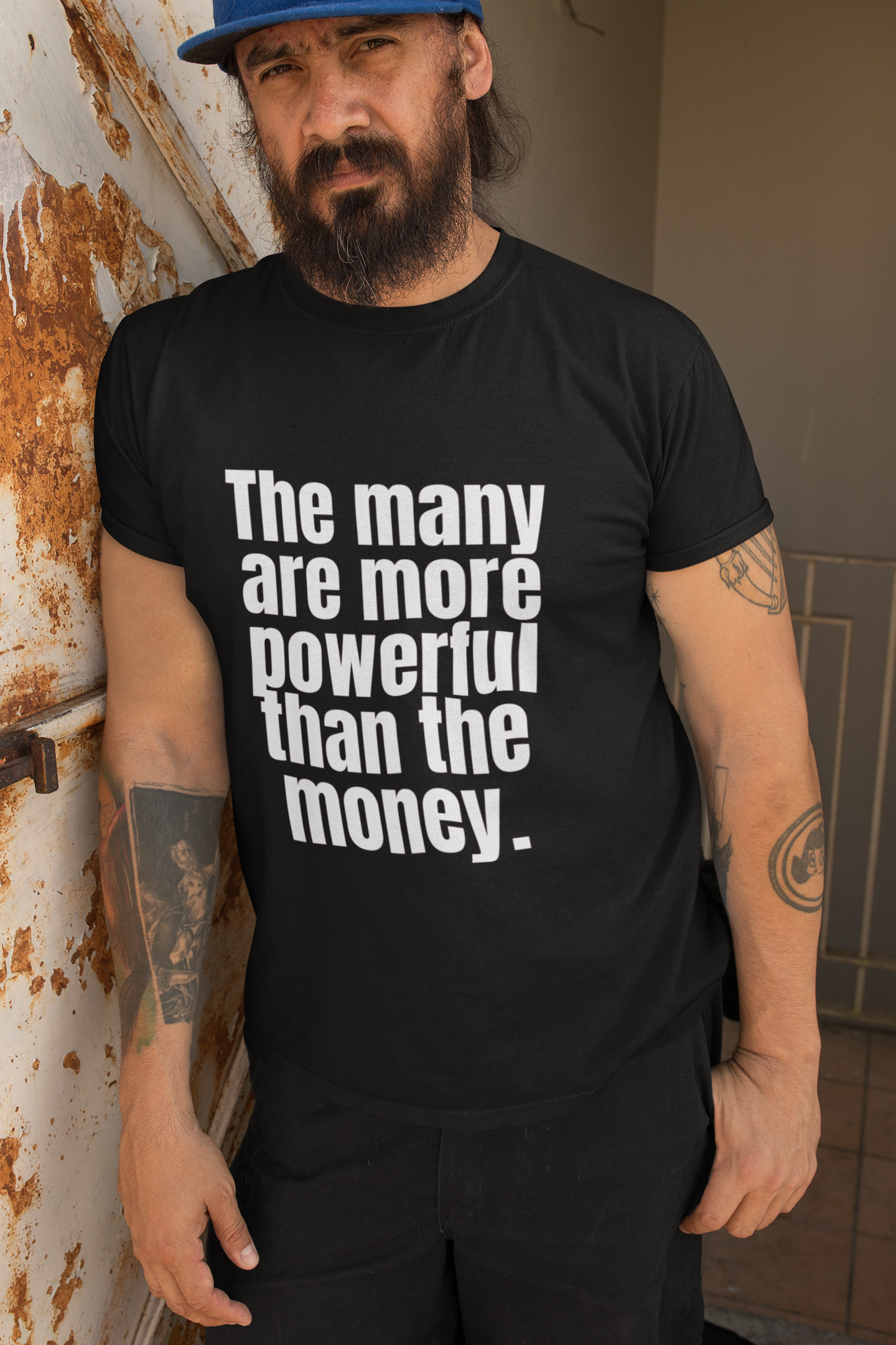 The Many Are More Powerful Than the Money Cotton Tee