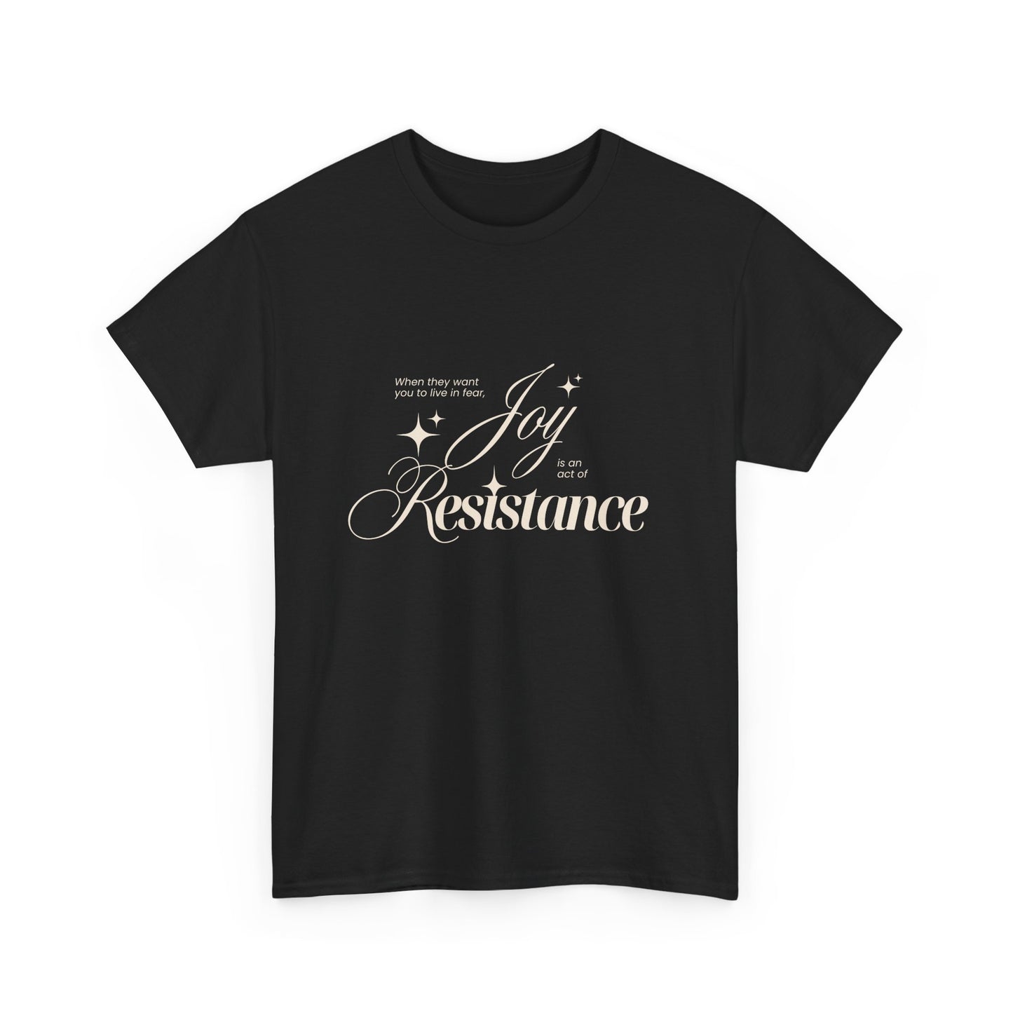 Joy is an Act of Resistance 2 Cotton Tee