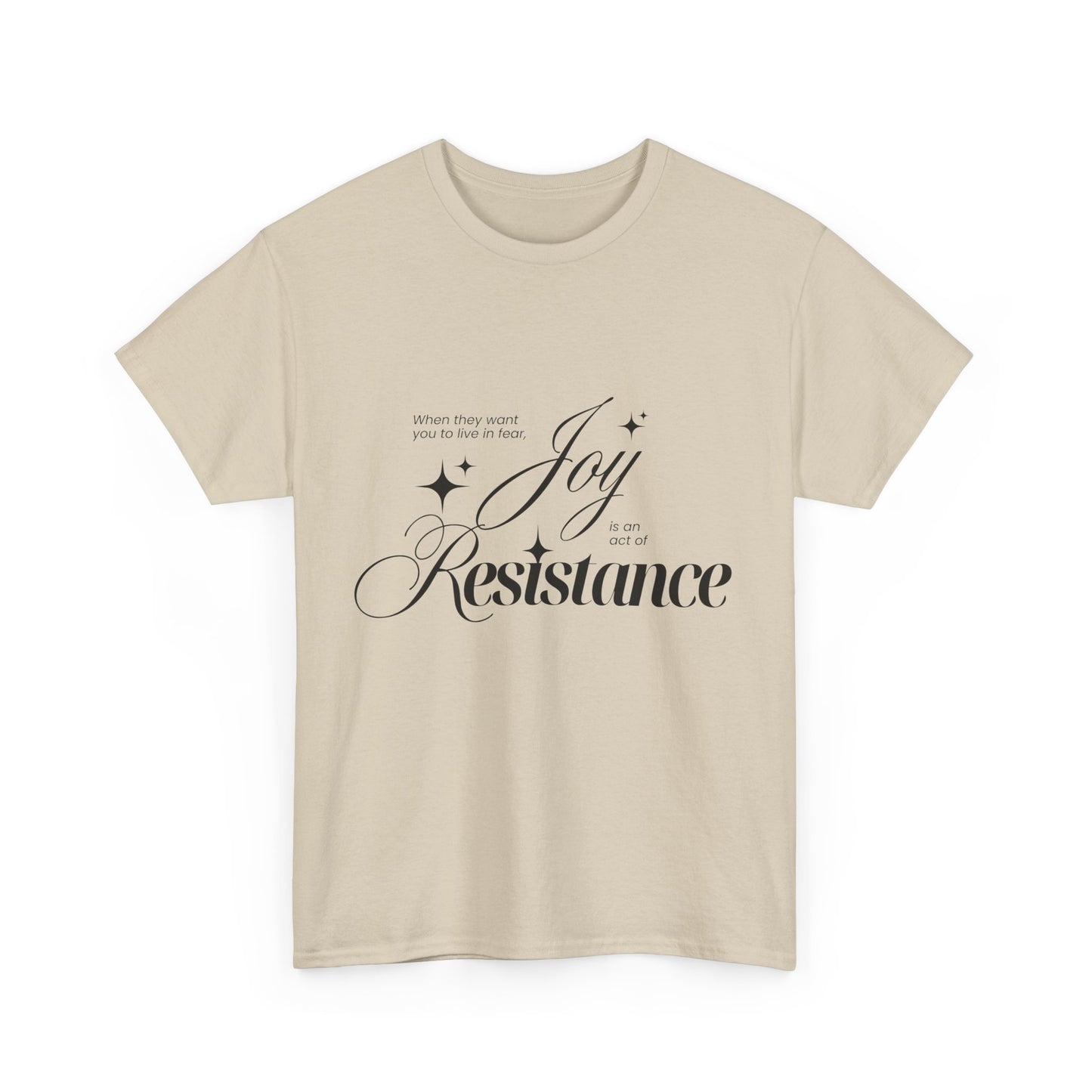 Joy is an Act of Resistence Cotton Tee