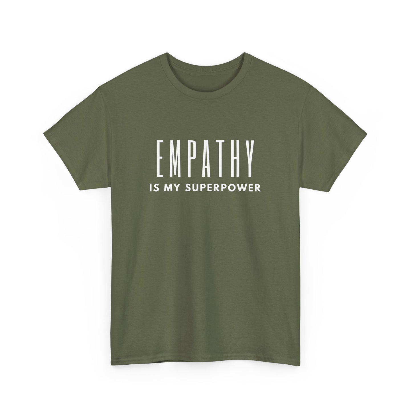Empathy Is My Superpower Cotton Tee