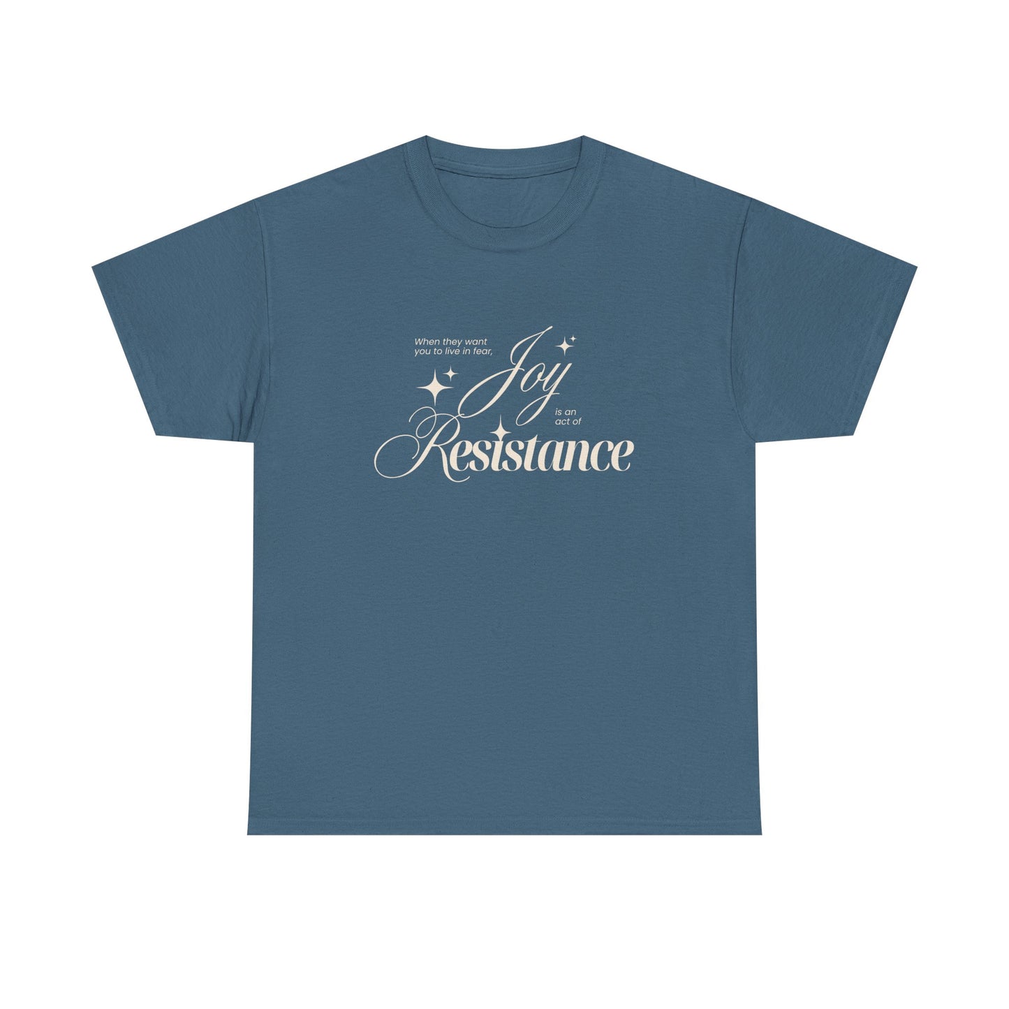 Joy is an Act of Resistance 2 Cotton Tee
