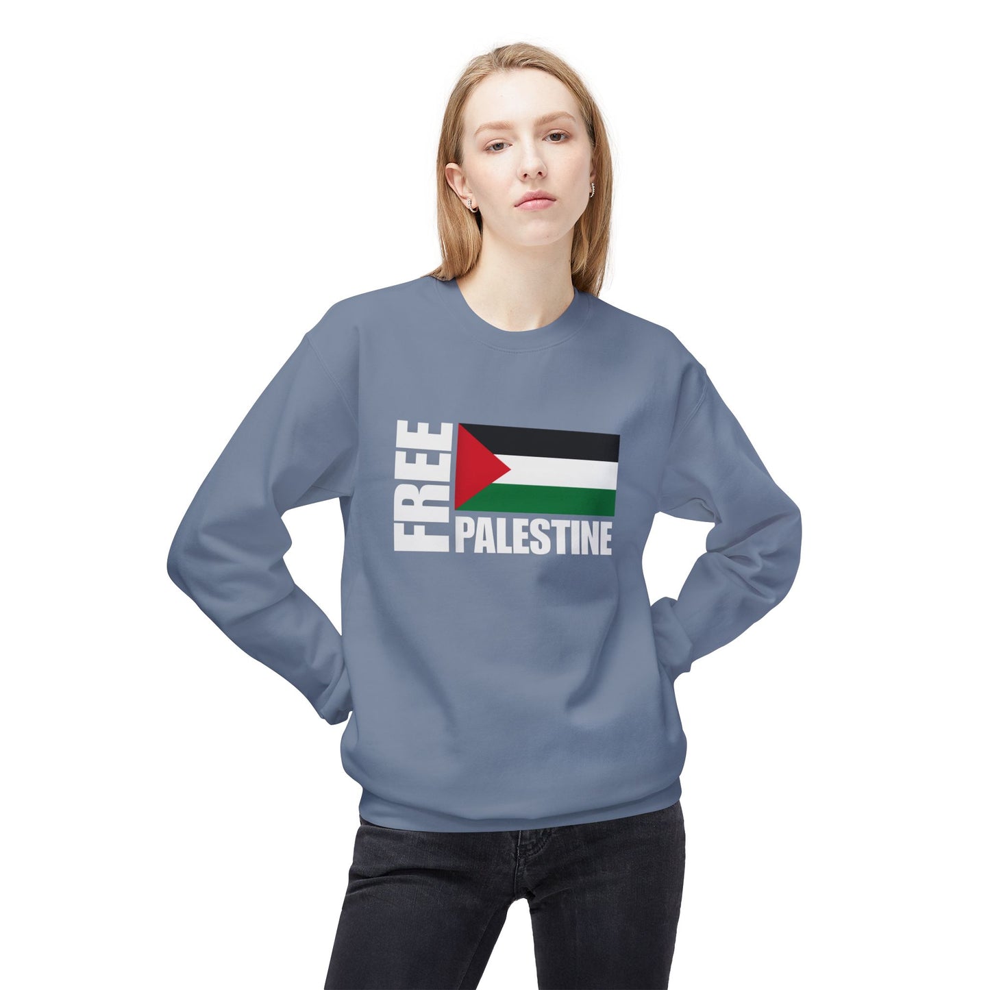 Free Palestine Crewneck Sweater