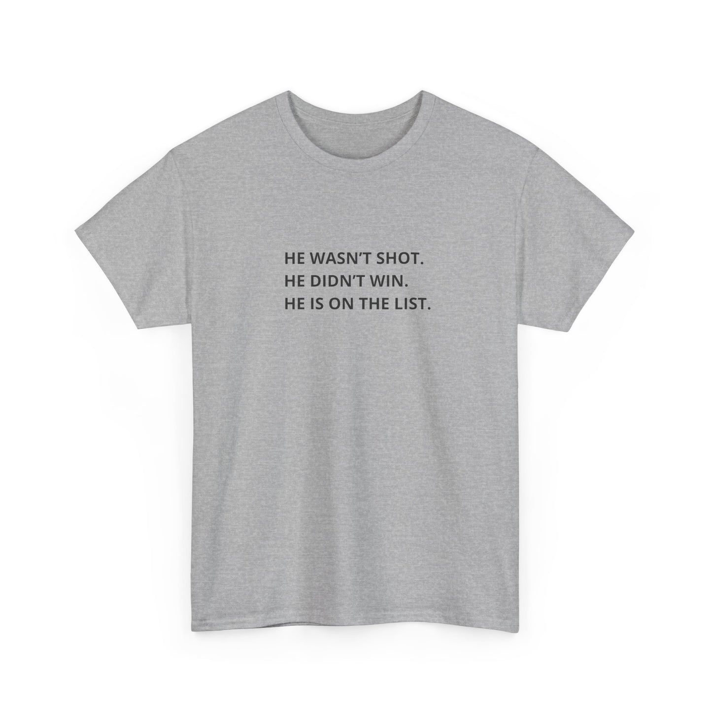 He's on the List 2 Cotton Tee