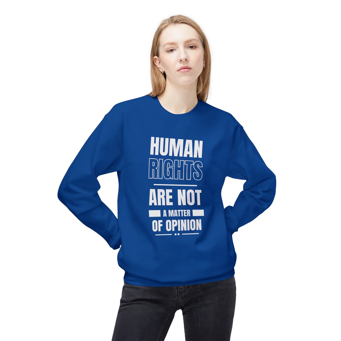Human Rights Crewneck Sweater