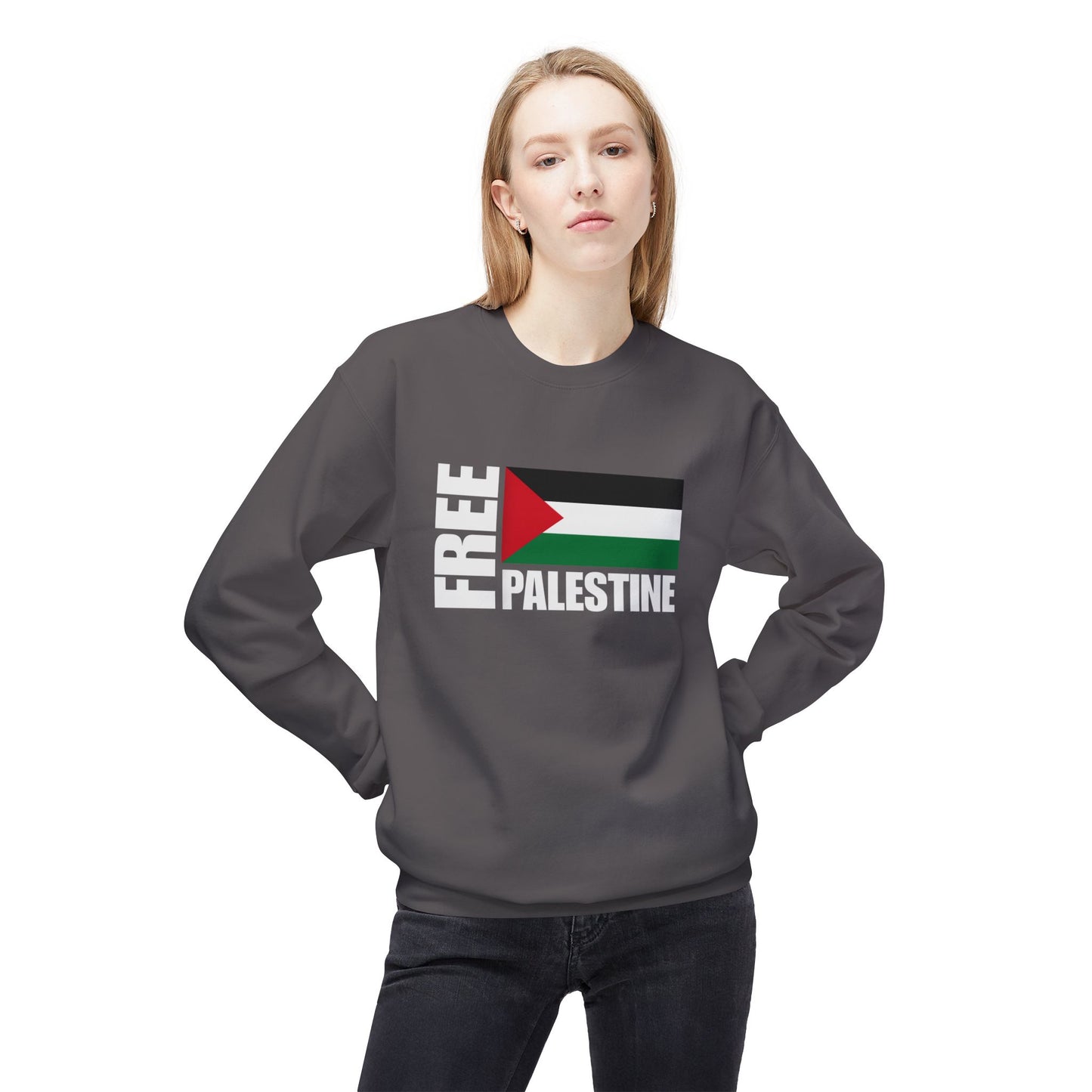Free Palestine Crewneck Sweater