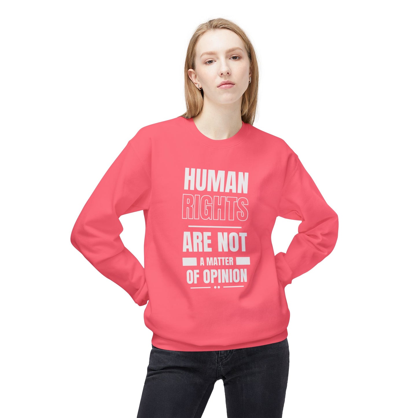 Human Rights Crewneck Sweater