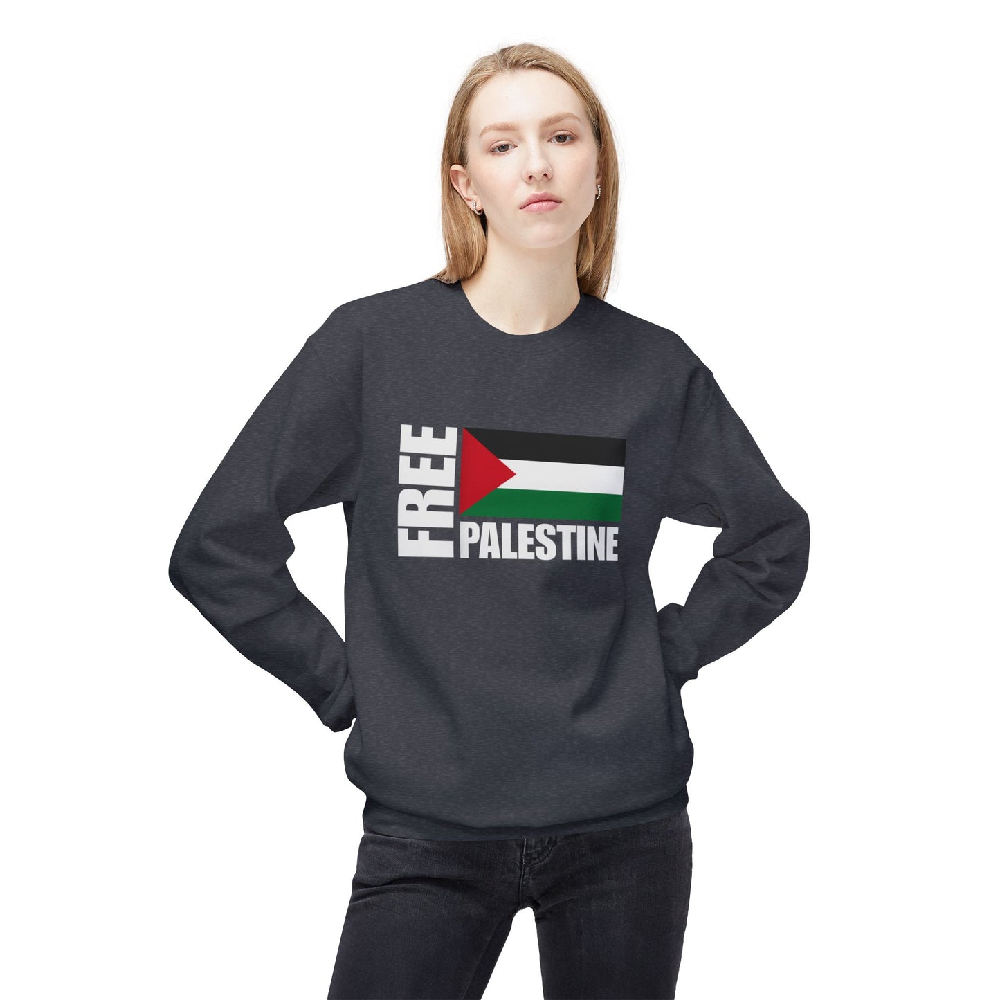 Free Palestine Crewneck Sweater