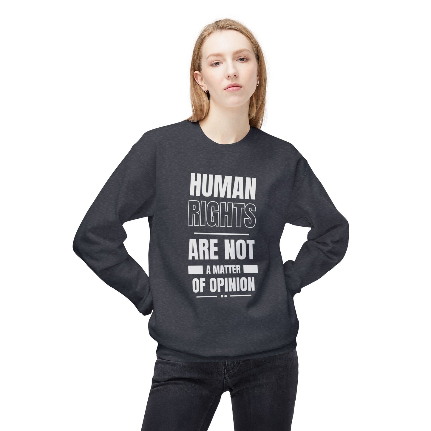 Human Rights Crewneck Sweater