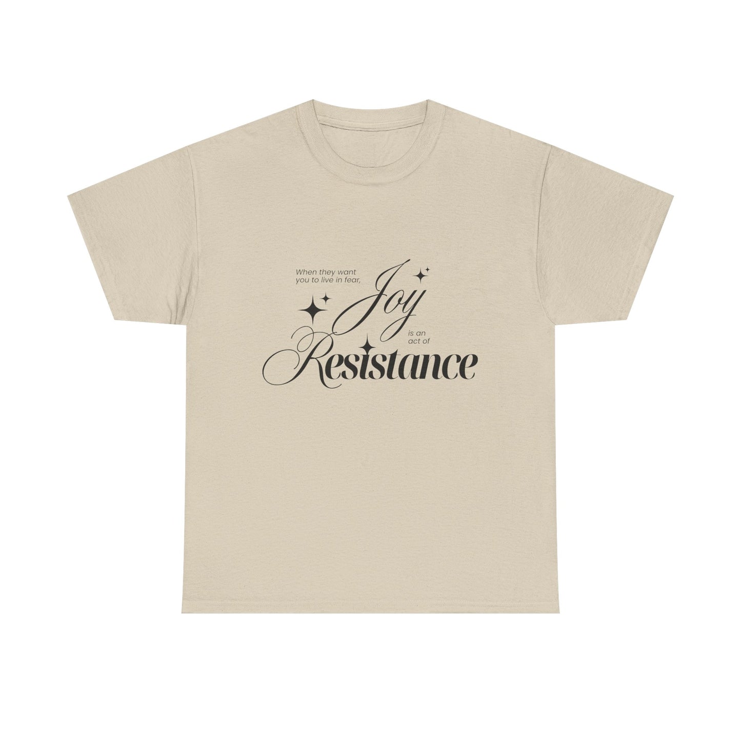 Joy is an Act of Resistence Cotton Tee