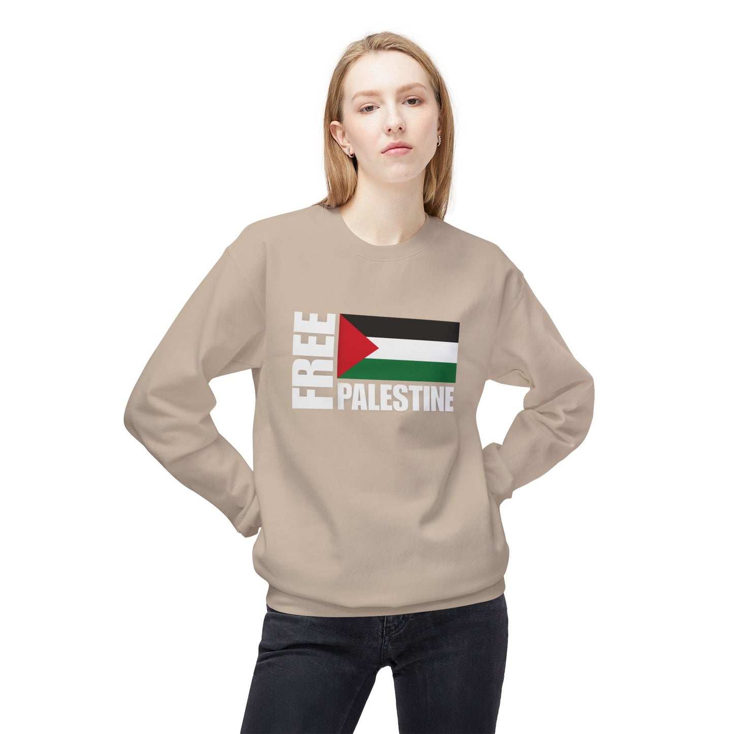 Free Palestine Crewneck Sweater