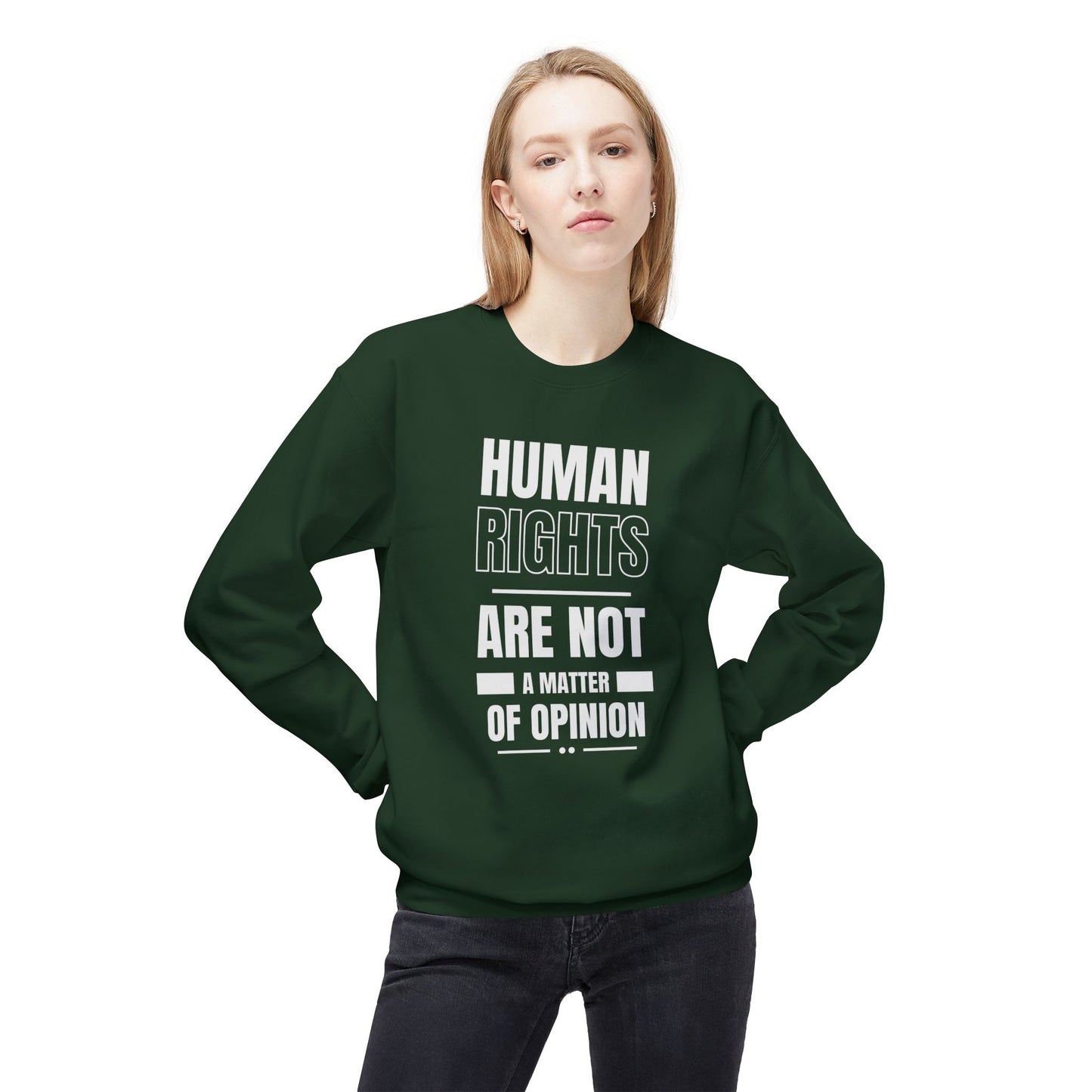 Human Rights Crewneck Sweater
