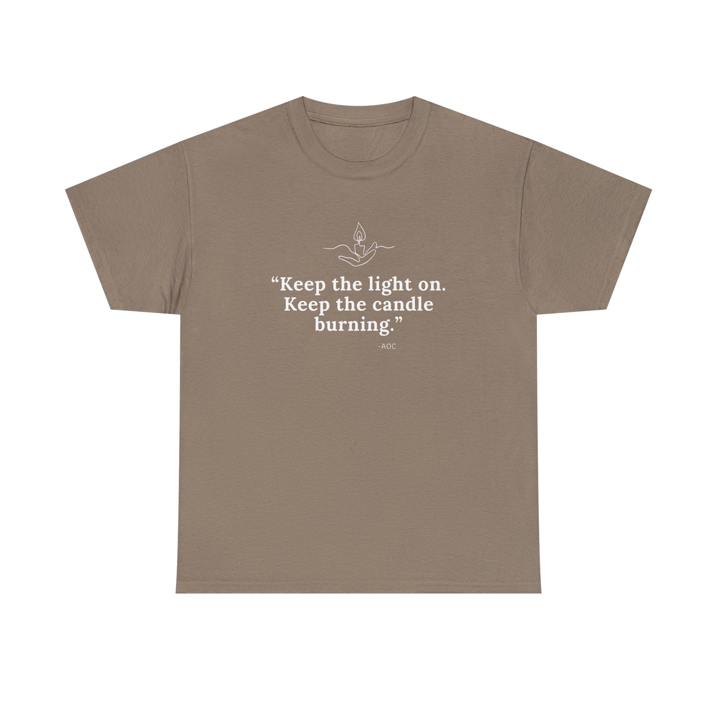 Keep the Light On Cotton Tee