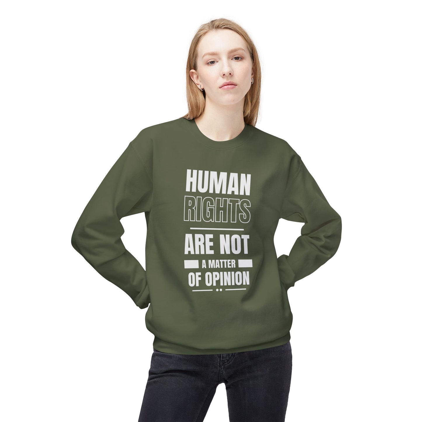 Human Rights Crewneck Sweater
