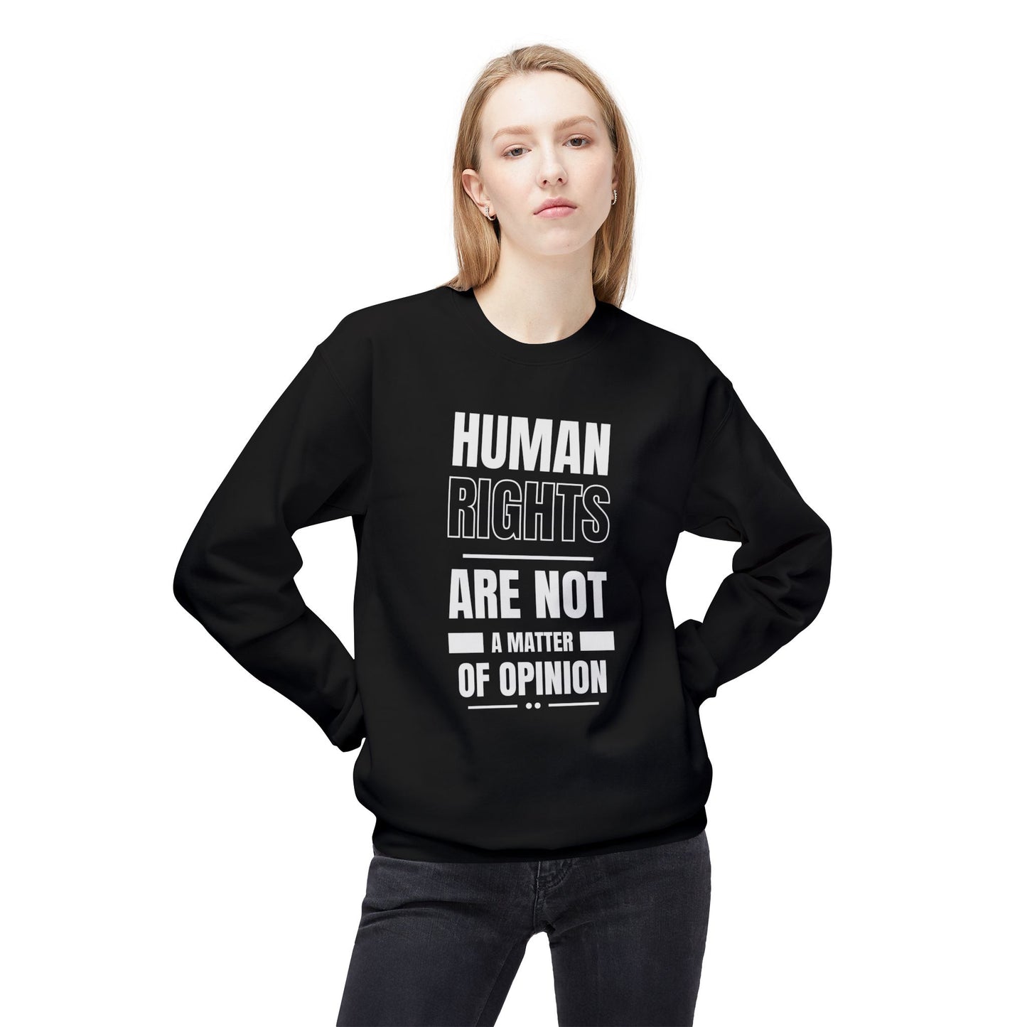 Human Rights Crewneck Sweater