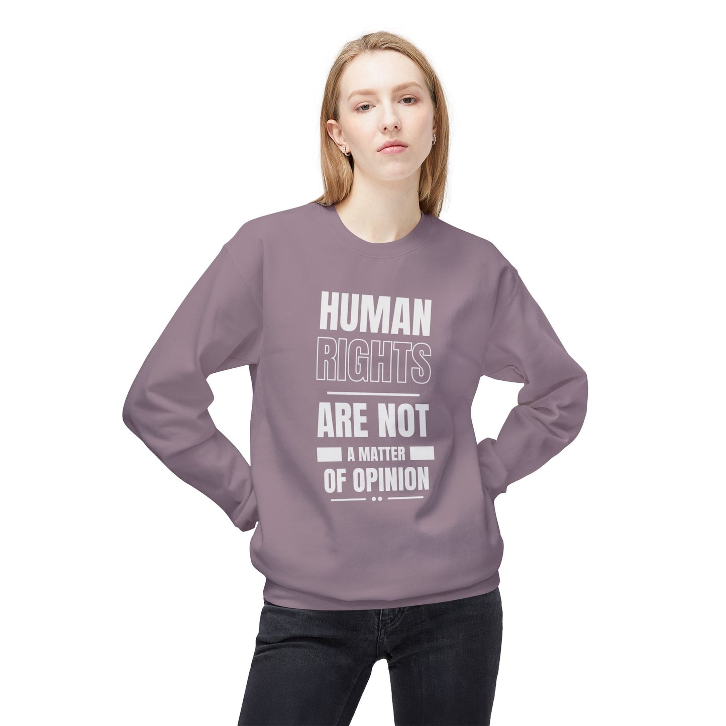 Human Rights Crewneck Sweater